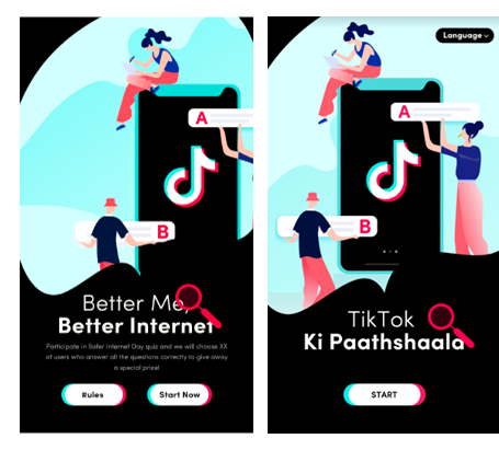 Tiktok Launches The Safehumsafeinternet Campaign To Celebrate Safer Internet Day And Spread Positivity In India Newsroom Tiktok